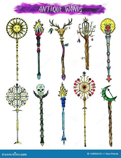 The antique magic wand